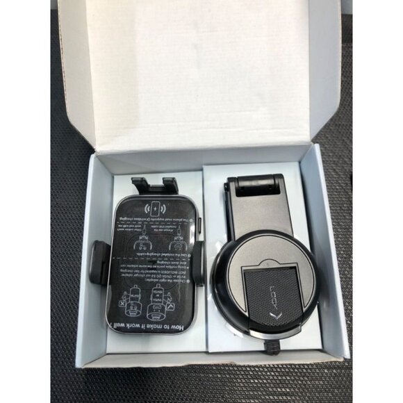 Dual-Coil Wireless Car Charger 15W universal Fast Charging Auto-Clamping Vent - Picture 9 of 9